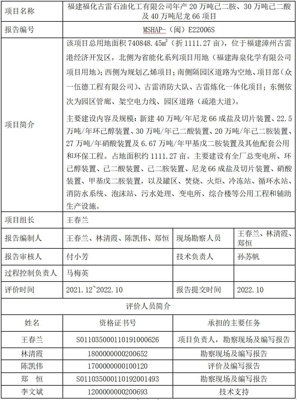 福建?；爬资突び邢薰灸戤a20萬噸己二胺、30萬噸己二酸及40萬噸尼龍66項目(圖1)